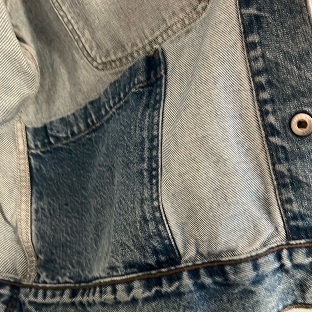 Levi’s Silver Tab Trucker Jacket - Vintage Denim Jean Jacket - Men’s size Large - Picture 12 of 16